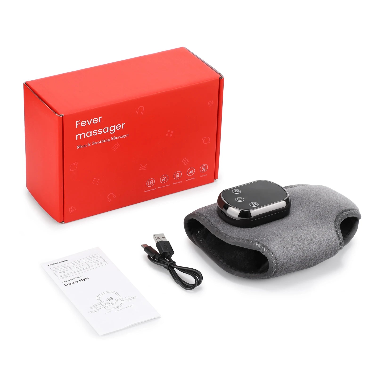 Electric foot and hand massager can vibrate