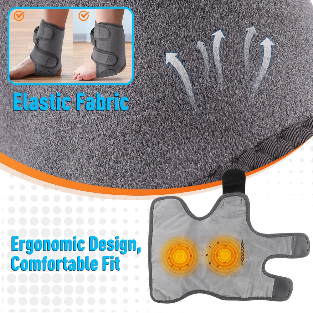 Electric foot and hand massager can vibrate