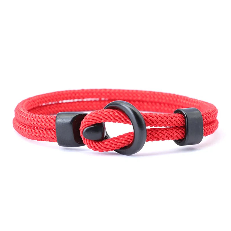 Fashion Rope Bracelet Men Double