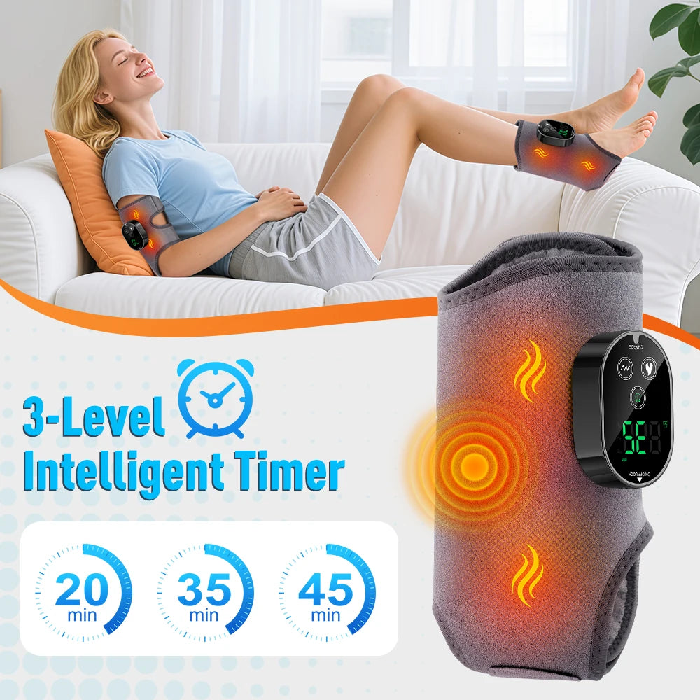 Electric foot and hand massager can vibrate