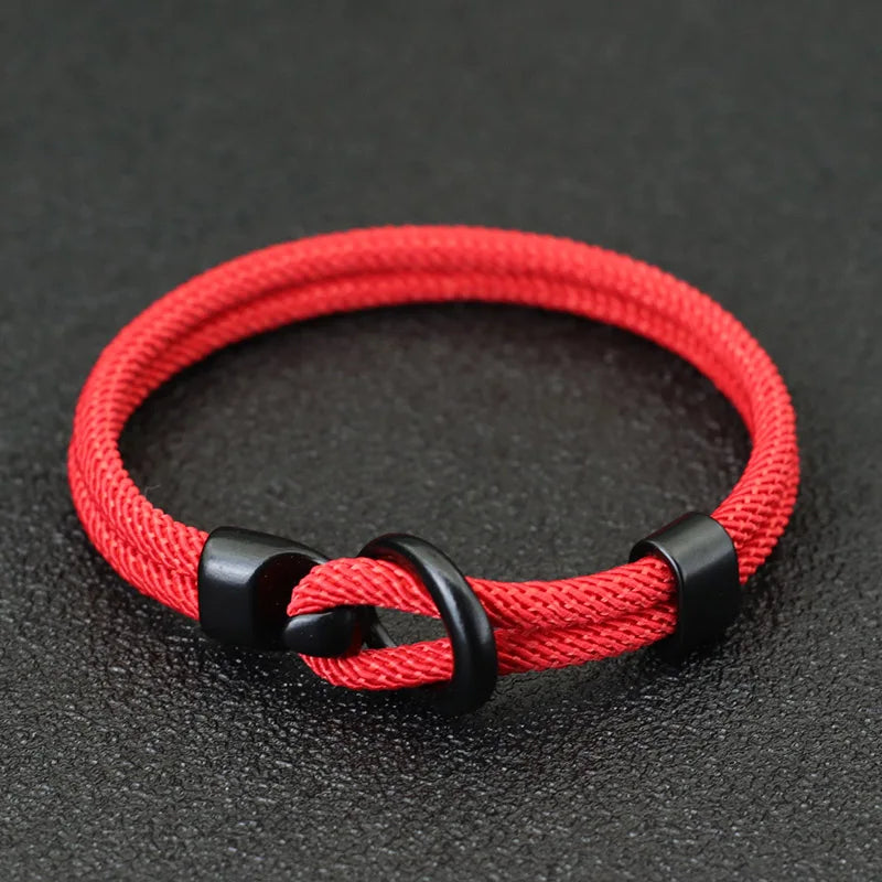 Fashion Rope Bracelet Men Double