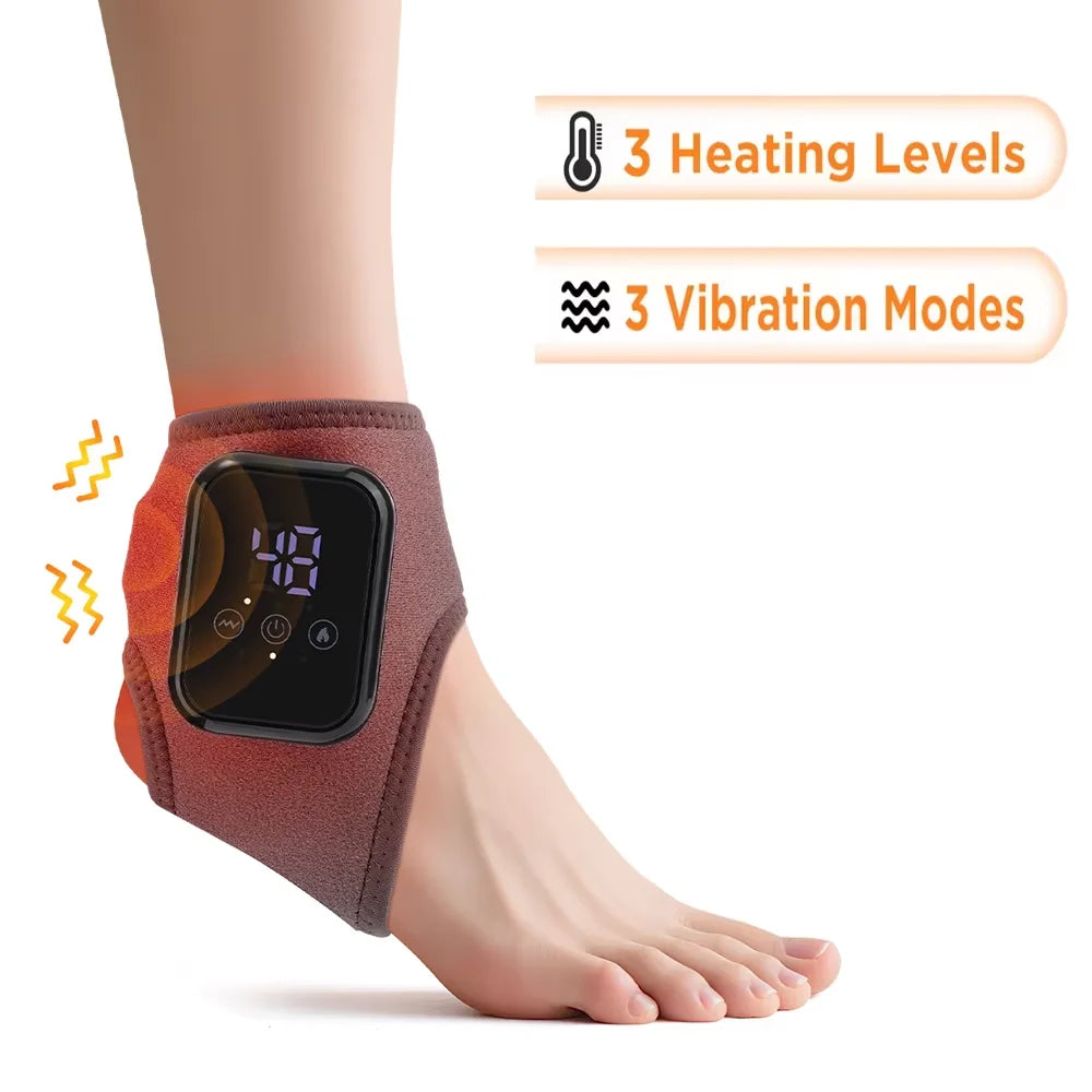 Electric foot and hand massager can vibrate