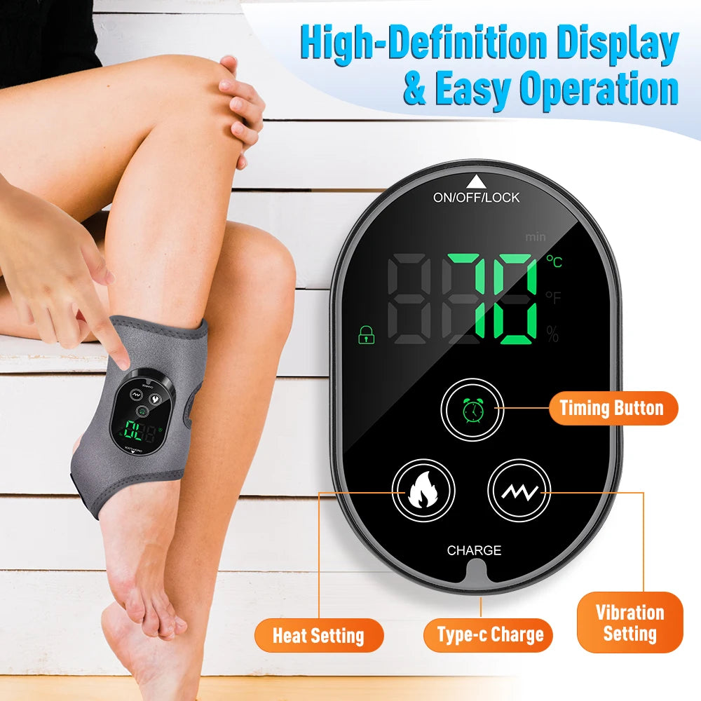 Electric foot and hand massager can vibrate