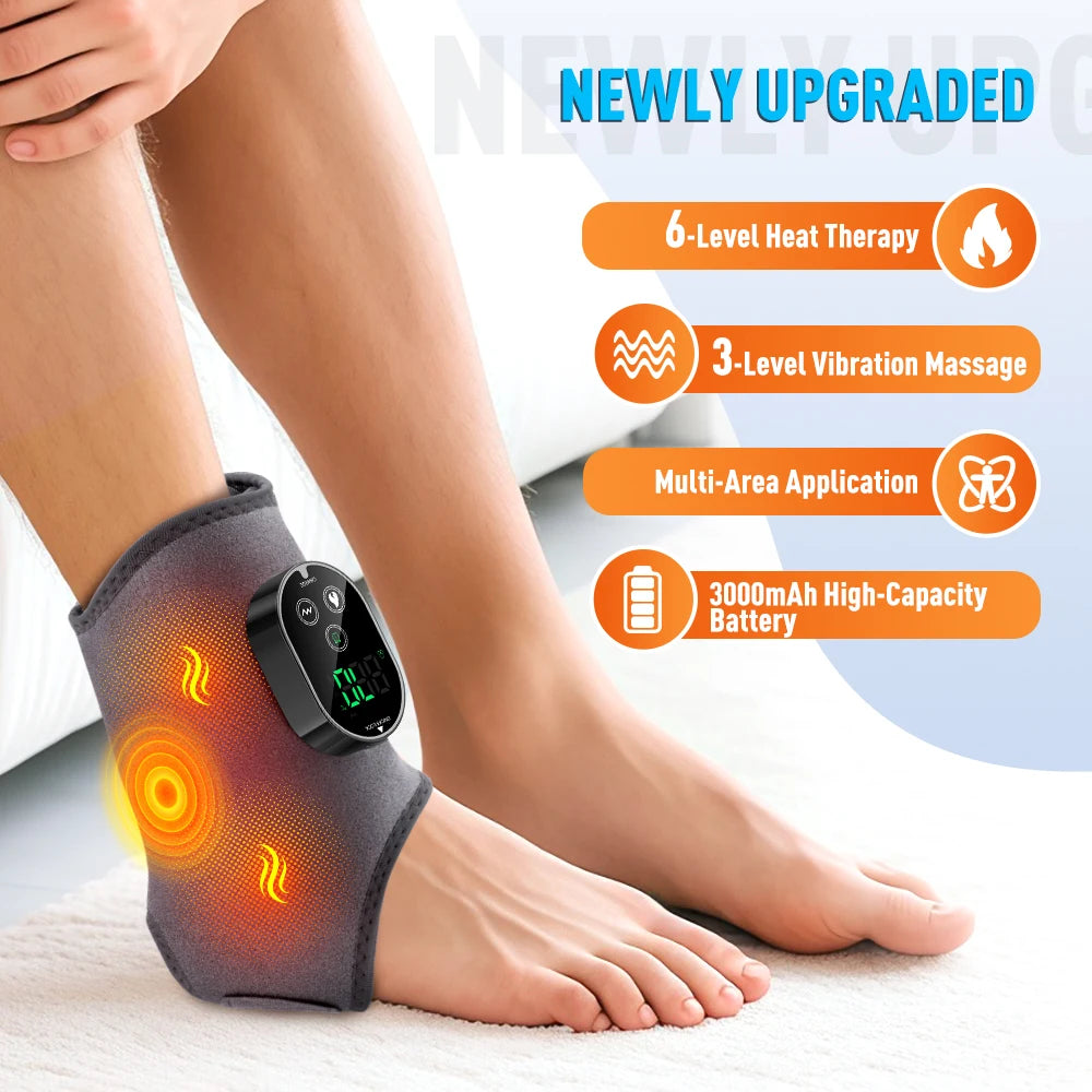 Electric foot and hand massager can vibrate