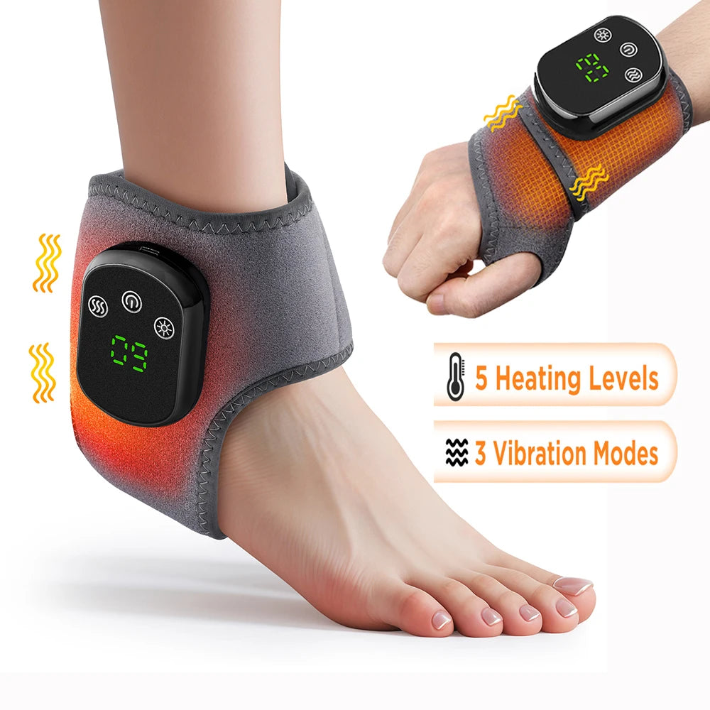 Electric foot and hand massager can vibrate