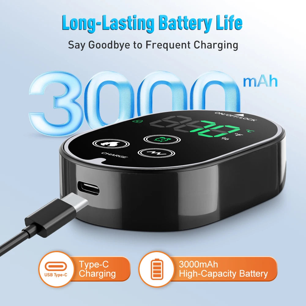 Electric foot and hand massager can vibrate