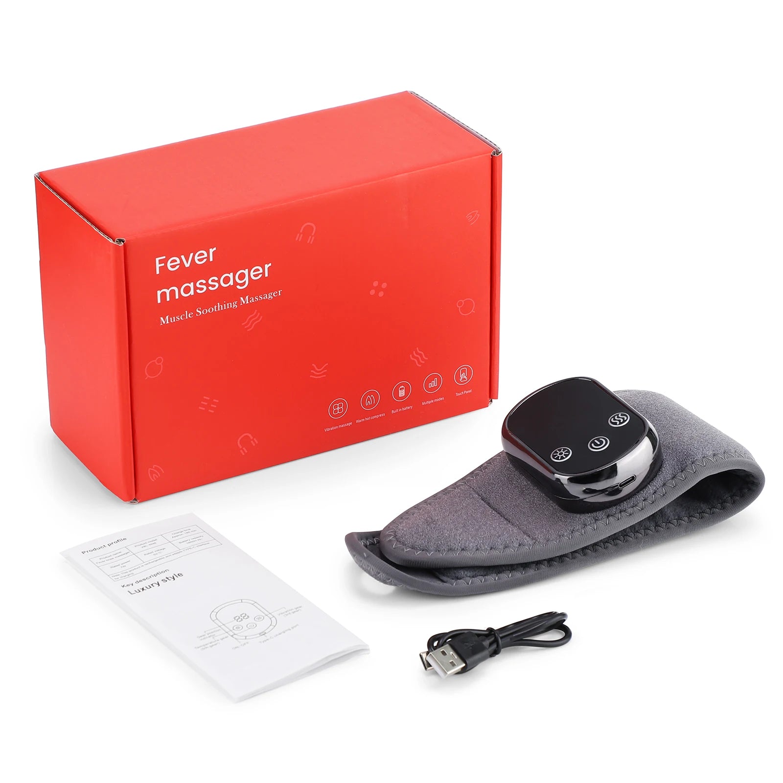 Electric foot and hand massager can vibrate
