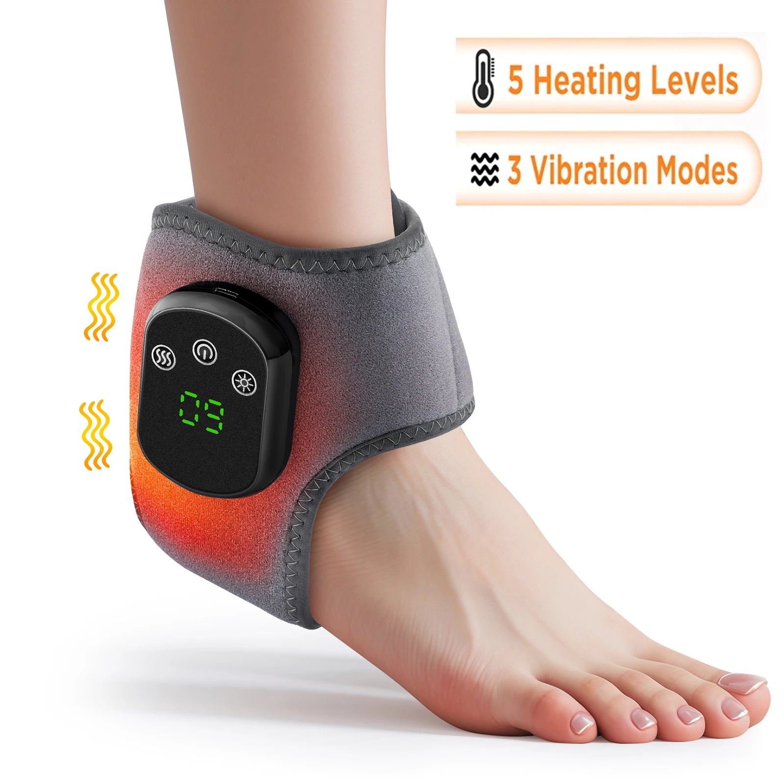 Electric foot and hand massager can vibrate