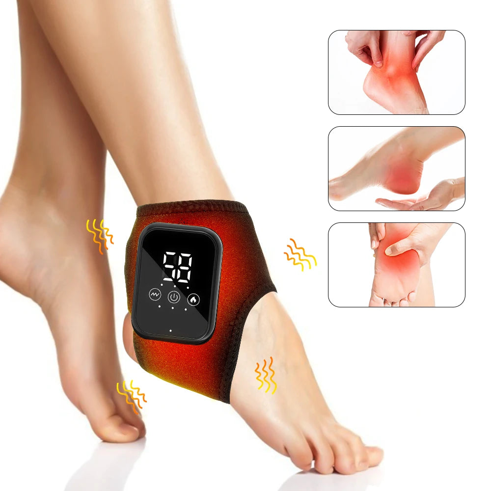Electric foot and hand massager can vibrate