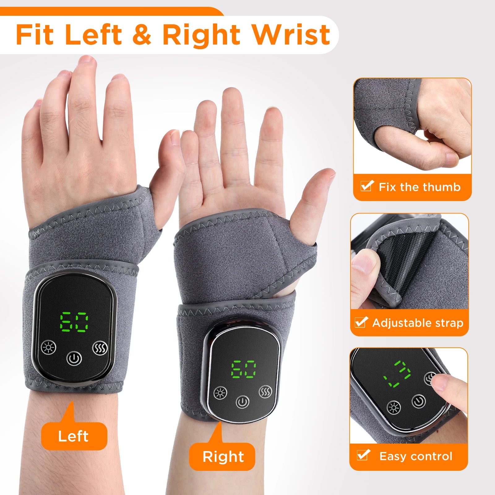 Electric foot and hand massager can vibrate
