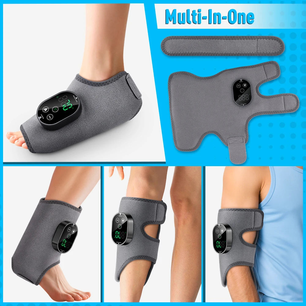 Electric foot and hand massager can vibrate