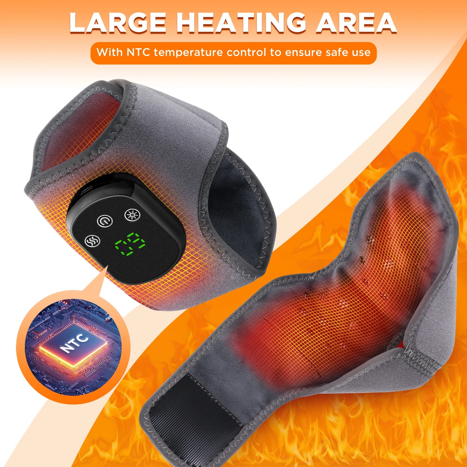 Electric foot and hand massager can vibrate