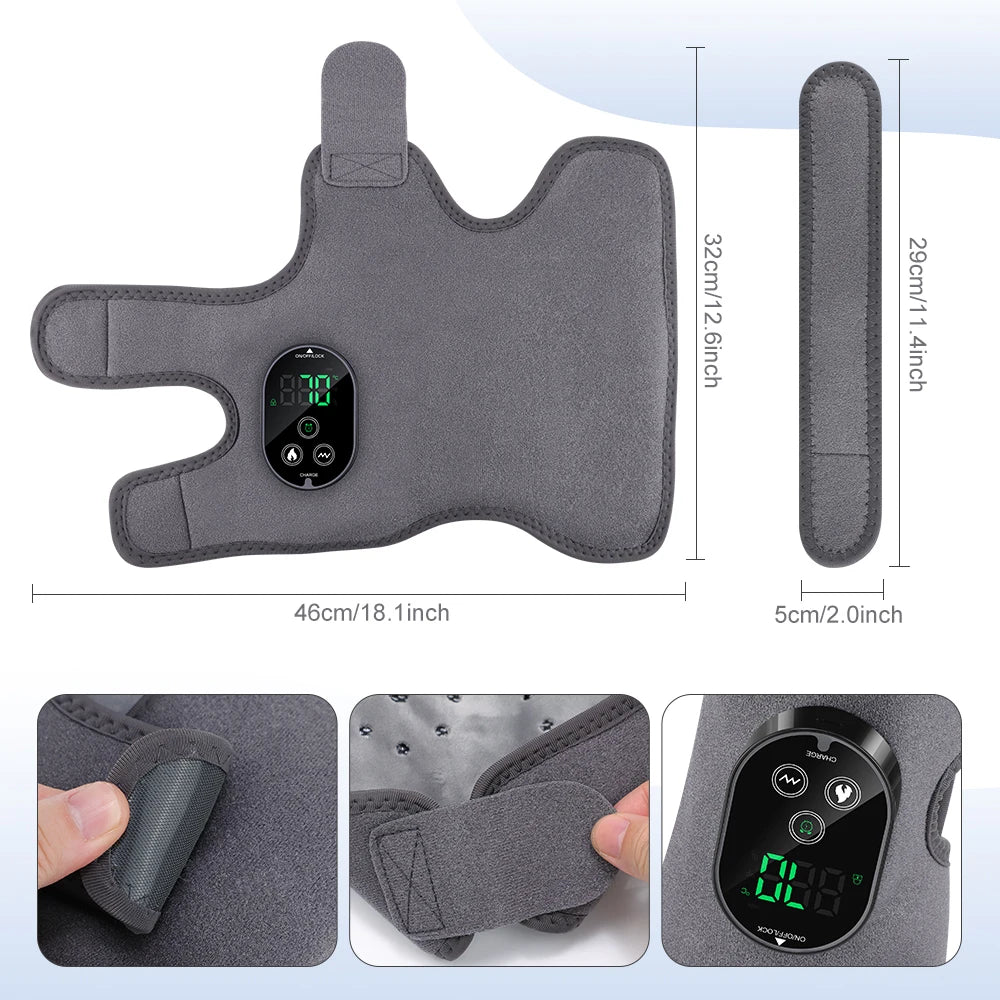 Electric foot and hand massager can vibrate