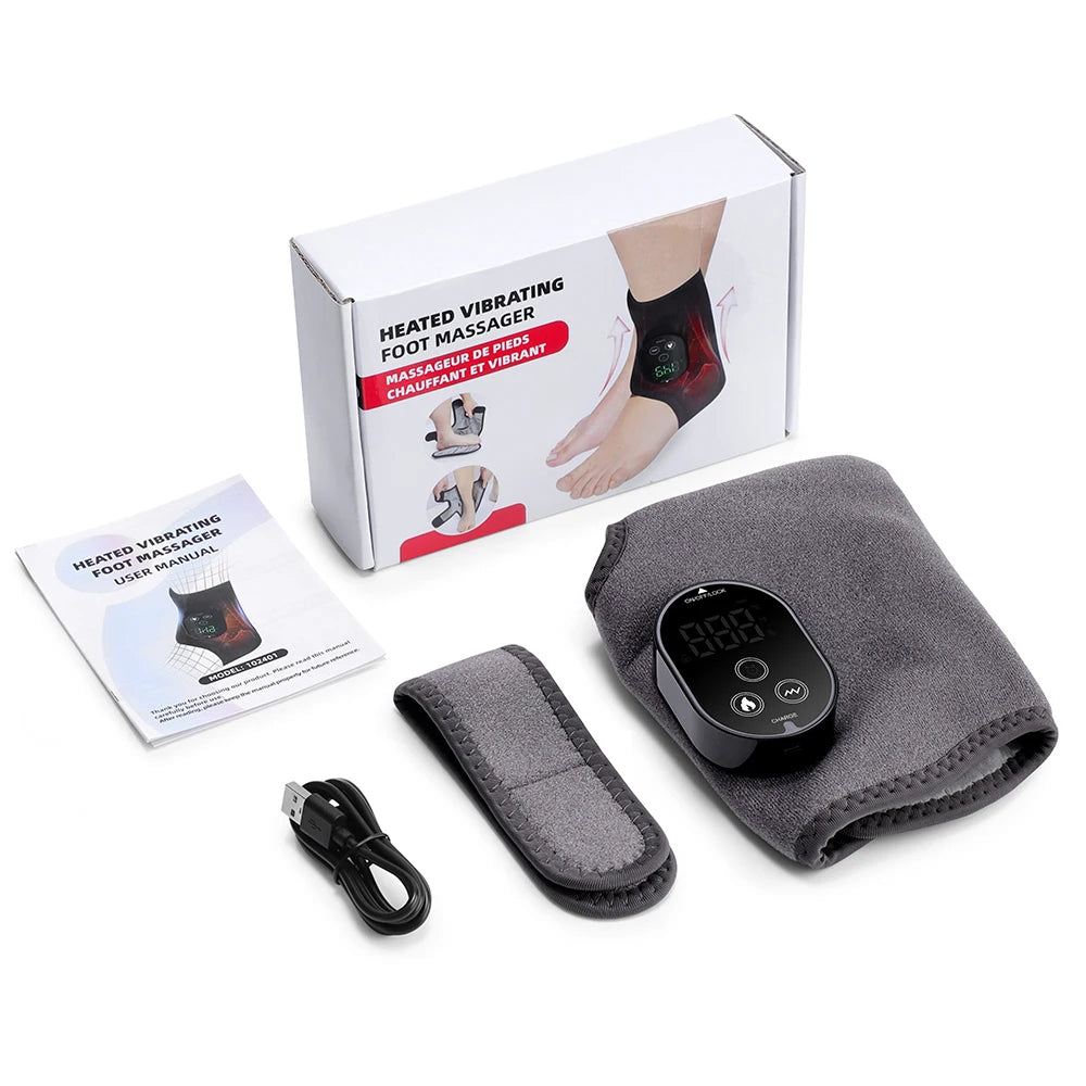 Electric foot and hand massager can vibrate
